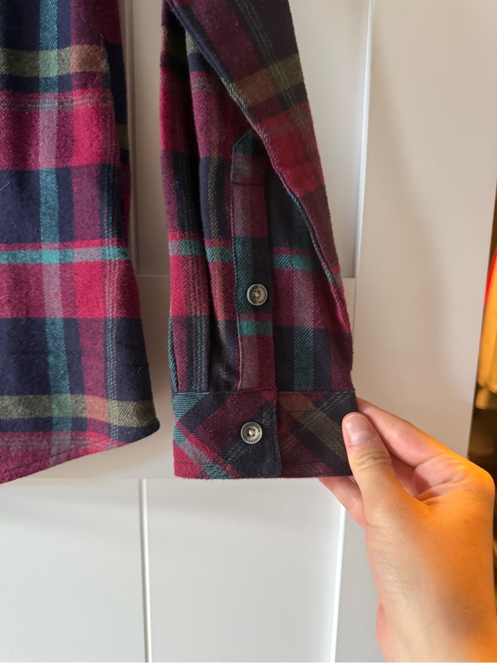 NWOT Legendary Whitetails Women’s Sangria Red Blue Purple Cottage Escape Flannel - Picture 11 of 14